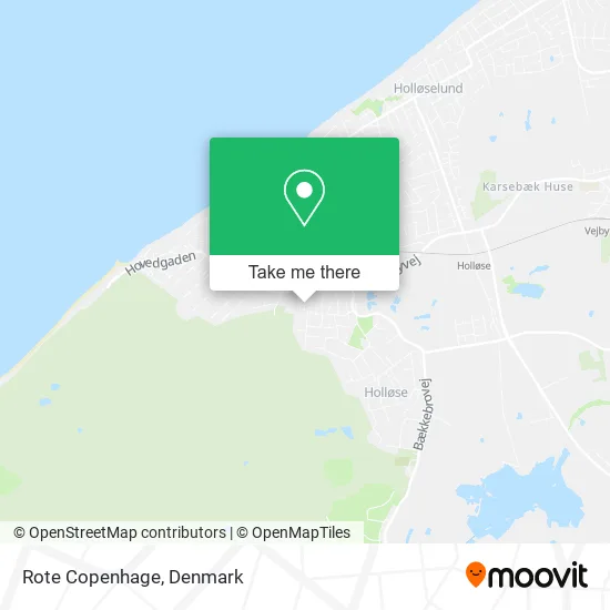 Rote Copenhage map