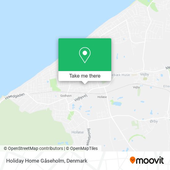 Holiday Home Gåseholm map