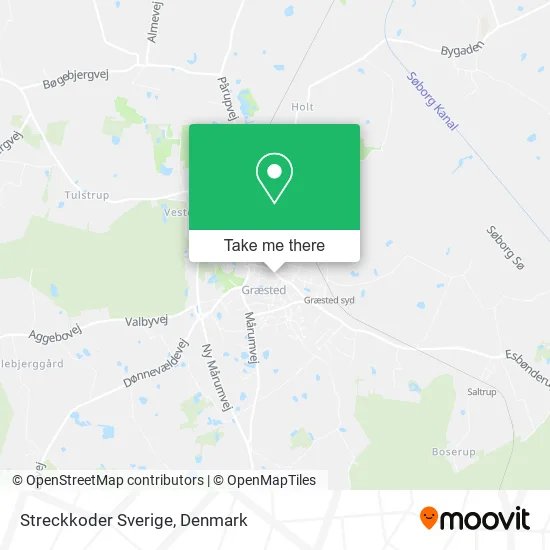 Streckkoder Sverige map