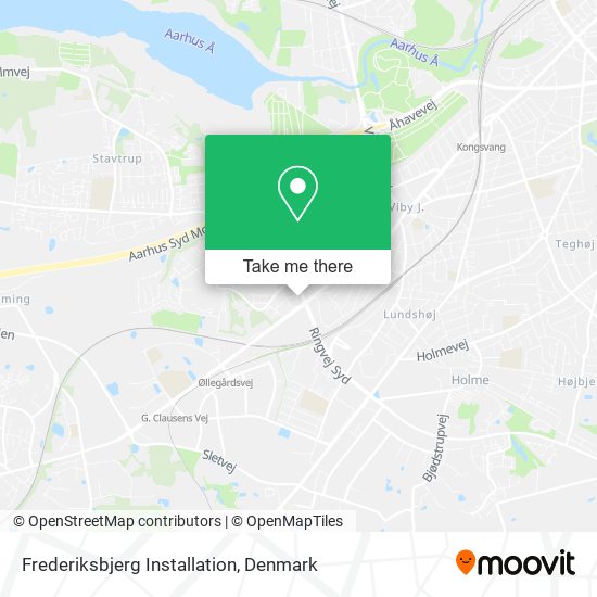 Frederiksbjerg Installation map