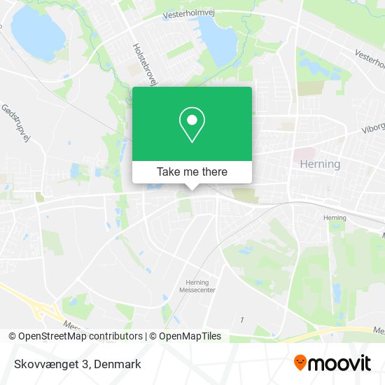 Skovvænget 3 map