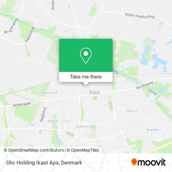Dhc Holding Ikast Aps map