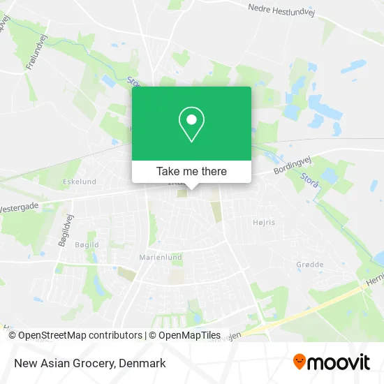 New Asian Grocery map