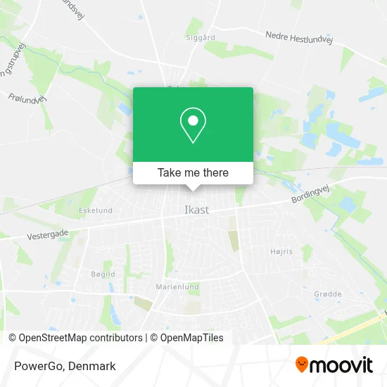 PowerGo map