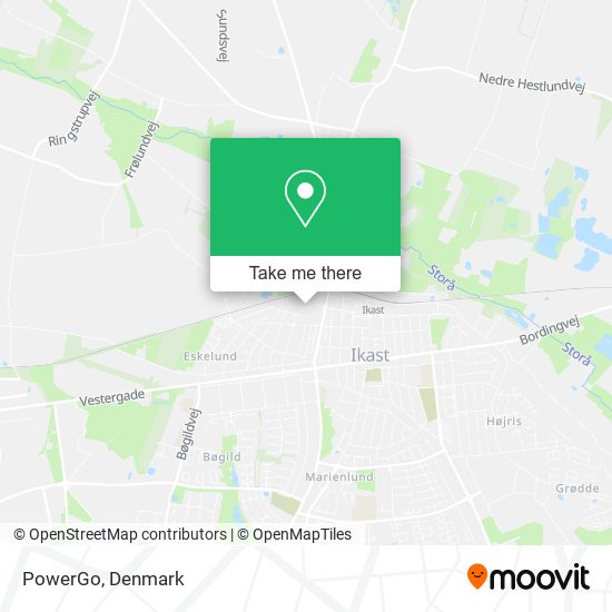 PowerGo map