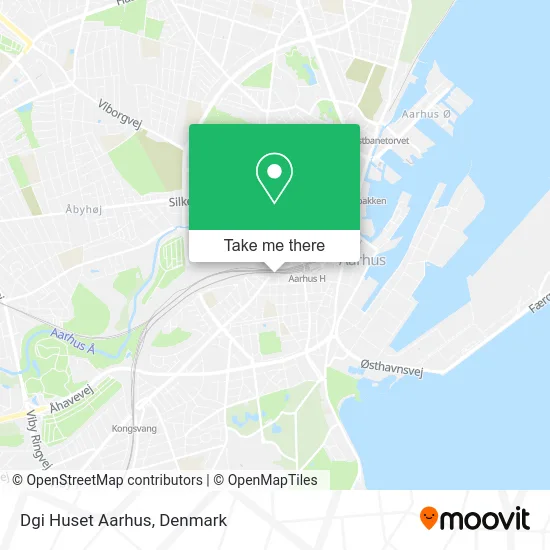 Dgi Huset Aarhus map