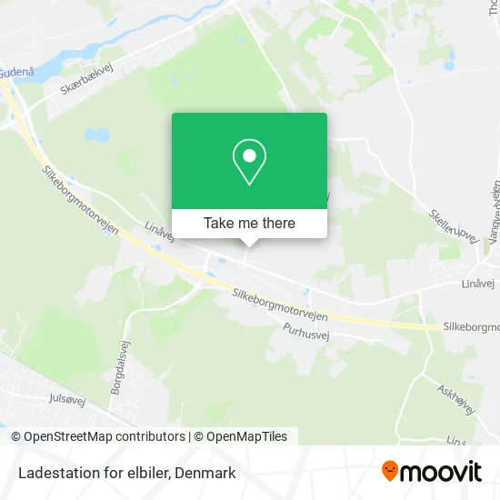 Ladestation for elbiler map