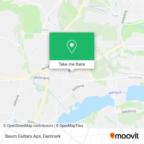 Baum Guitars Aps map