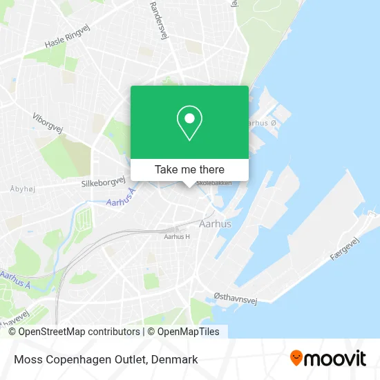 Moss Copenhagen Outlet map