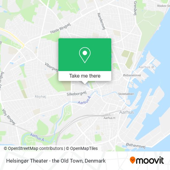 Helsingør Theater - the Old Town map