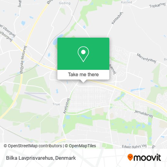 Bilka Lavprisvarehus map