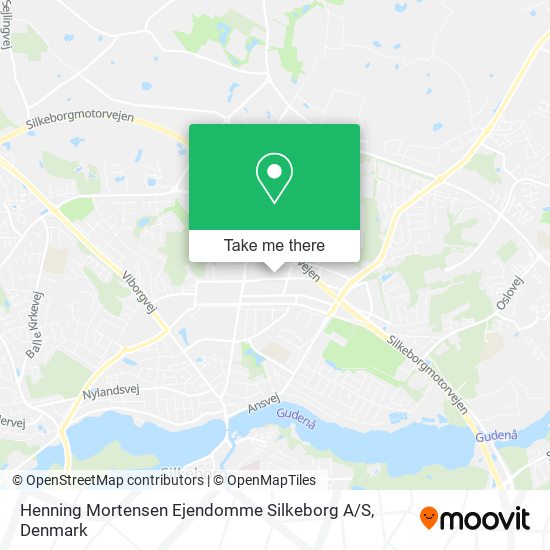 Henning Mortensen Ejendomme Silkeborg A / S map