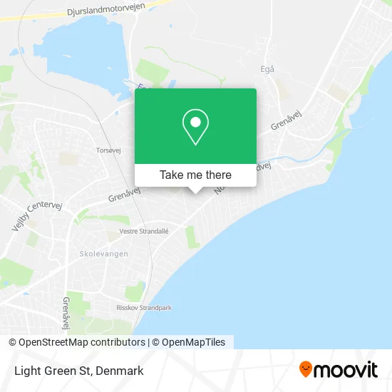 Light Green St map