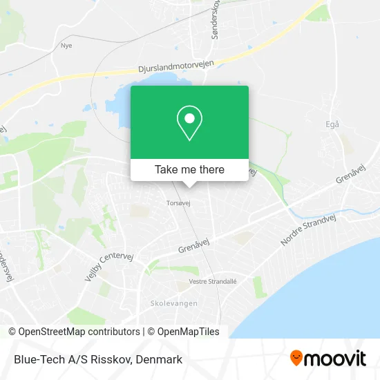 Blue-Tech A/S Risskov map