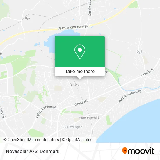 Novasolar A/S map