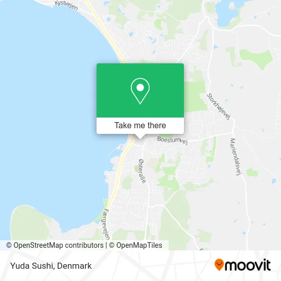 Yuda Sushi map