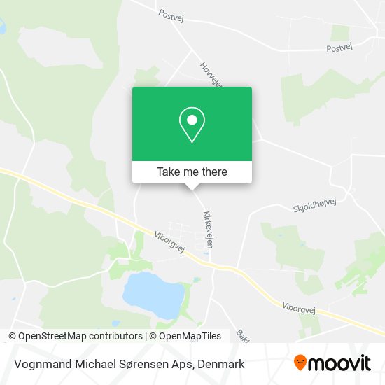 Vognmand Michael Sørensen Aps map