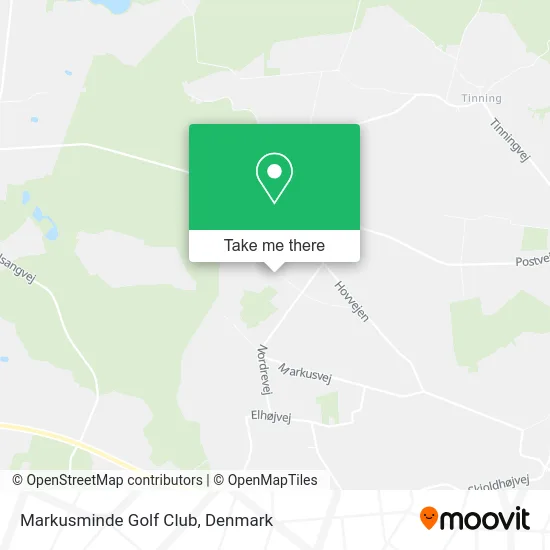 Markusminde Golf Club map