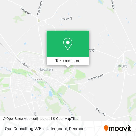 Que Consulting V/Ena Udengaard map