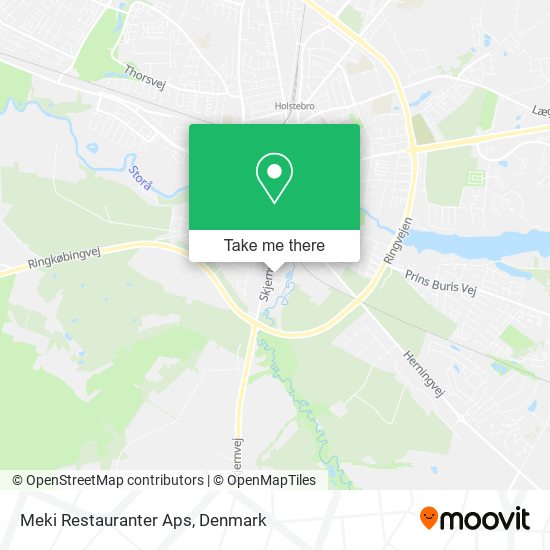 Meki Restauranter Aps map