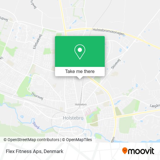 Flex Fitness Aps map