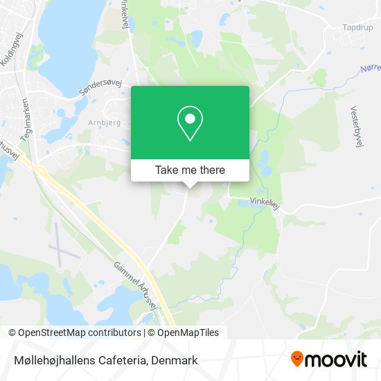 Møllehøjhallens Cafeteria map