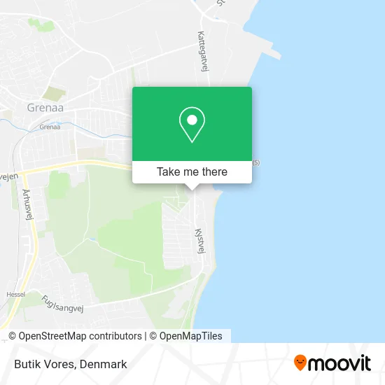 Butik Vores map