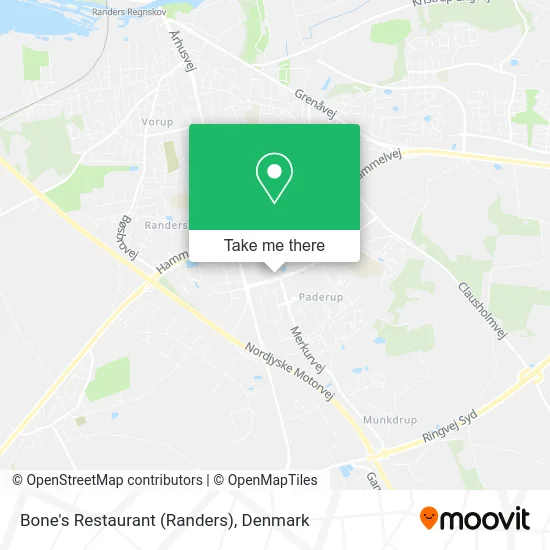 Bone's Restaurant (Randers) map