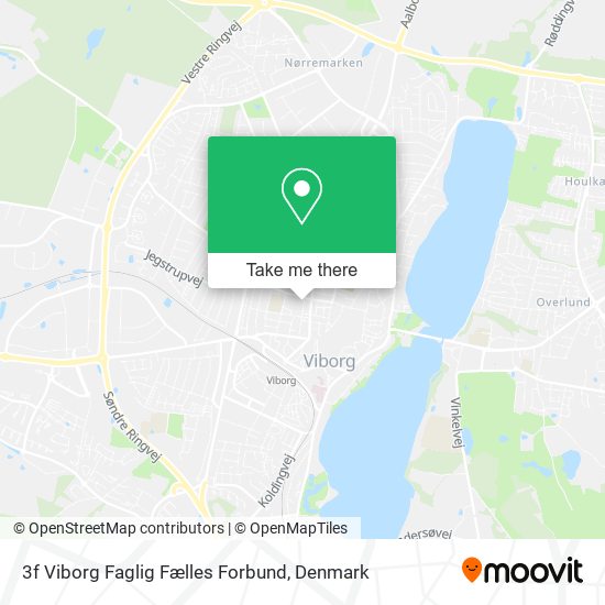3f Viborg Faglig Fælles Forbund map