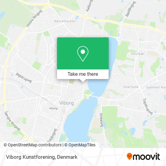 Viborg Kunstforening map