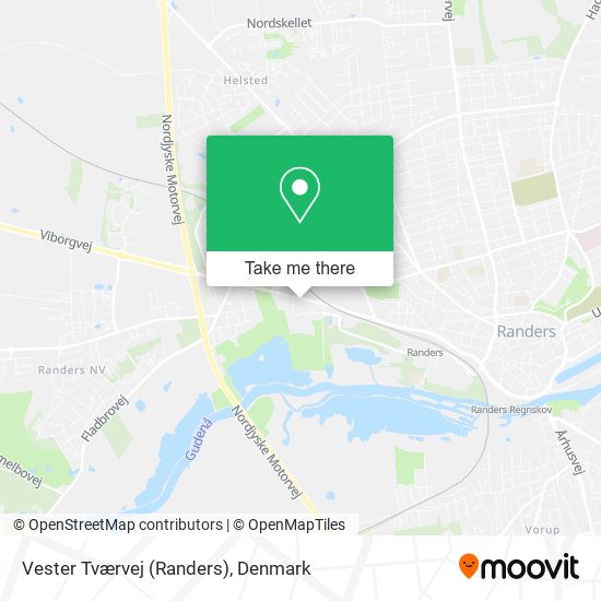 Vester Tværvej (Randers) map