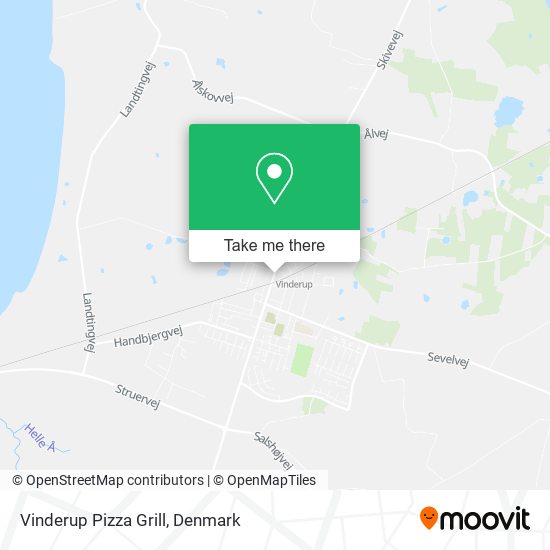 Vinderup Pizza Grill map