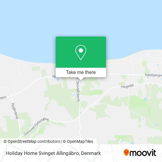 Holiday Home Svinget Allingåbro map