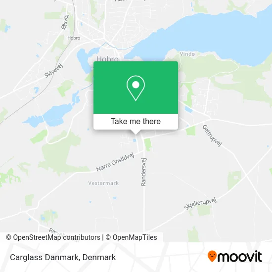 Carglass Danmark map