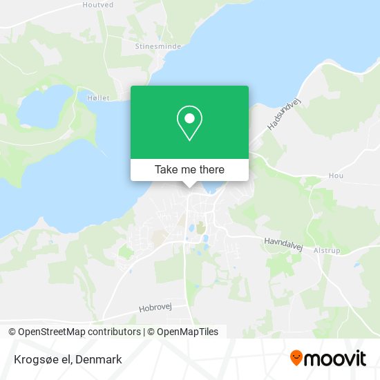 Krogsøe el map