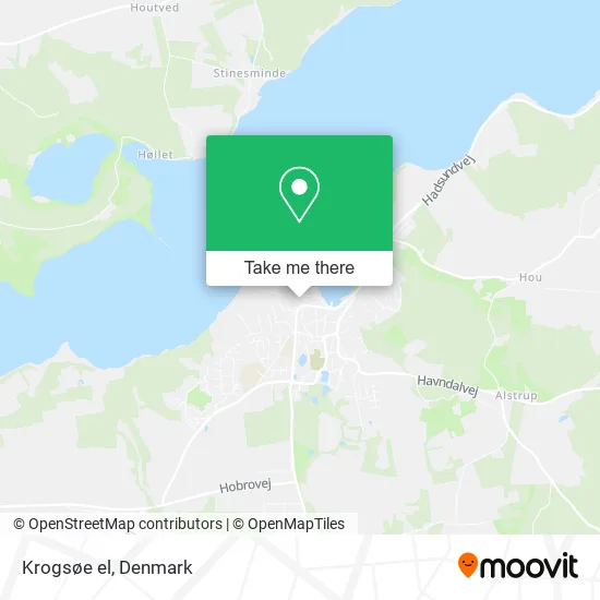 Krogsøe el map