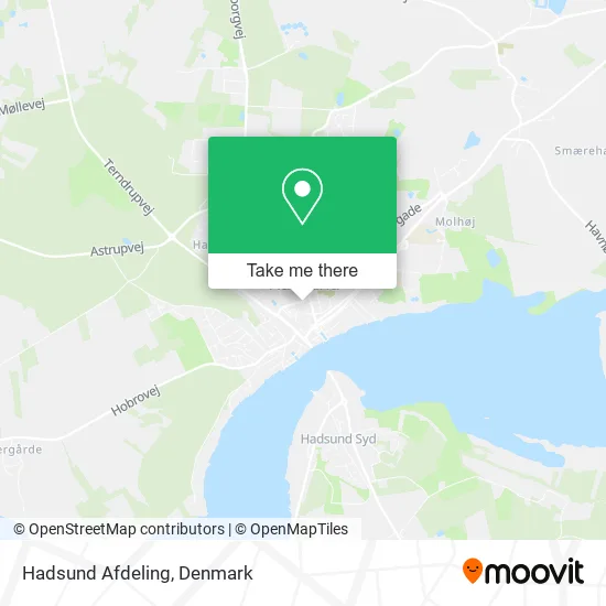 Hadsund Afdeling map