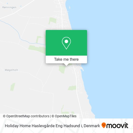 Holiday Home Haslevgårde Eng Hadsund i map