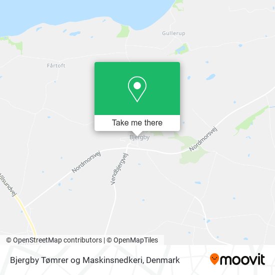 Bjergby Tømrer og Maskinsnedkeri map