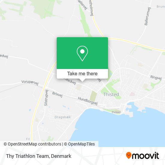 Thy Triathlon Team map