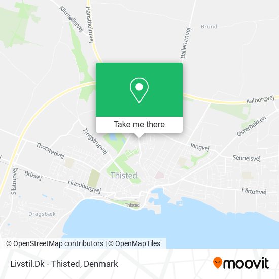 Livstil.Dk - Thisted map