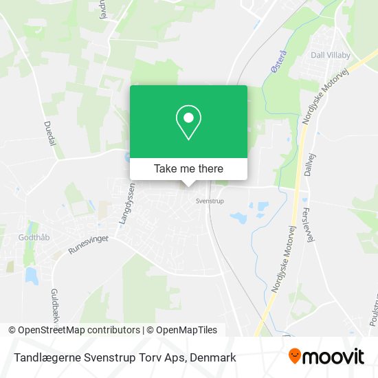 Tandlægerne Svenstrup Torv Aps map