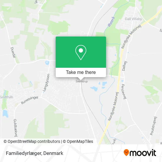 Familiedyrlæger map