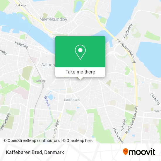 Kaffebaren Bred map
