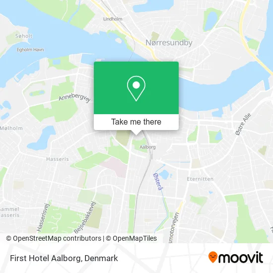 First Hotel Aalborg map