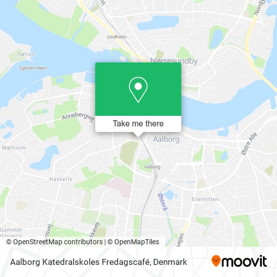 Aalborg Katedralskoles Fredagscafé map