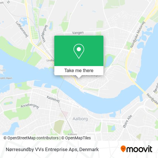 Nørresundby VVs Entreprise Aps map