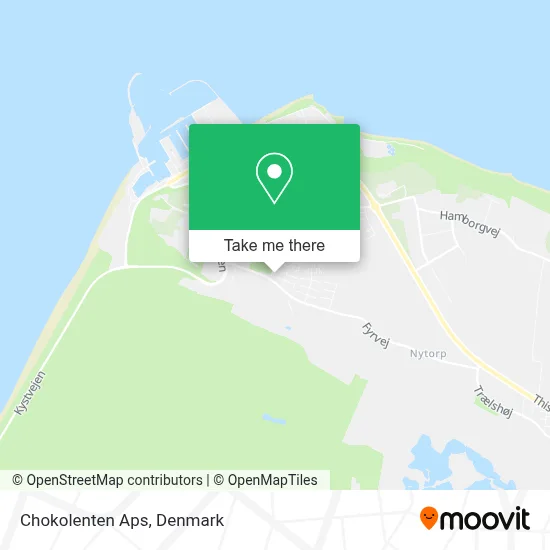 Chokolenten Aps map