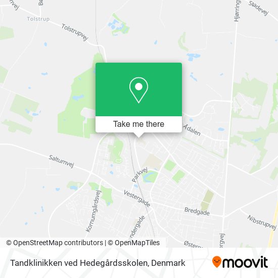 Tandklinikken ved Hedegårdsskolen map