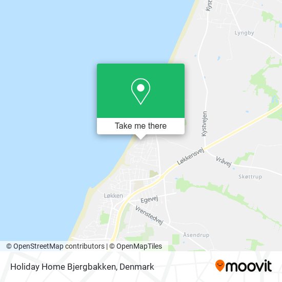 Holiday Home Bjergbakken map